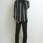 90s ピエールカルダン ストライプ シャツ 古着