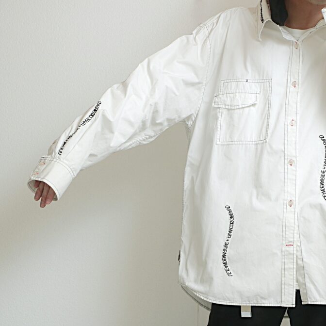 マリテフランソワジルボー シャツ 白