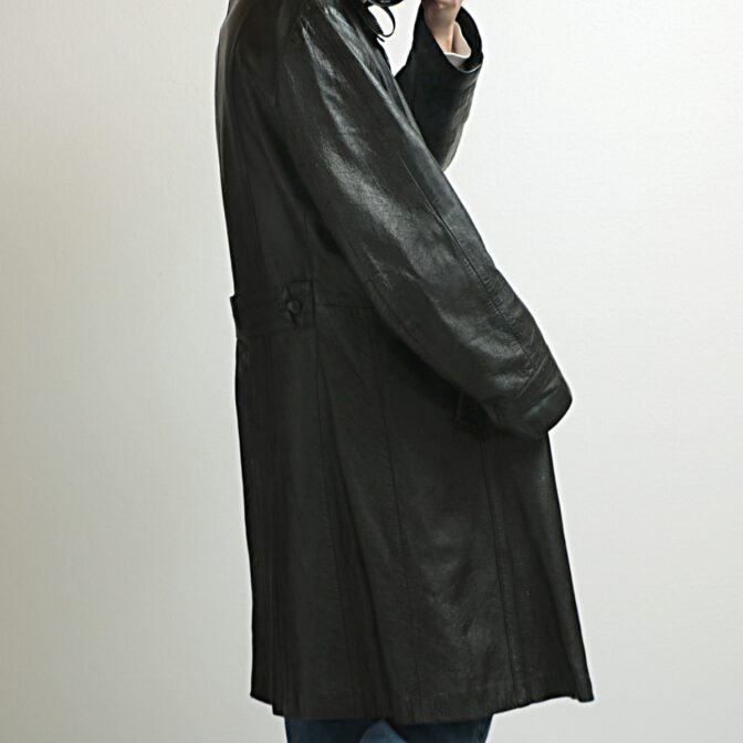 70s レザー コート ビンテージ 古着