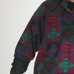 90s タバスコ 柄 ポロシャツ 古着