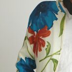 90s ボタニカル ブルゾン レディース 古着