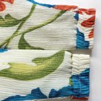 90s ボタニカル ブルゾン レディース 古着