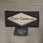 古着 シルク シャツ 無地 グレー