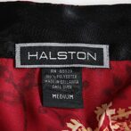 チャイナシャツ 古着 レディース 赤