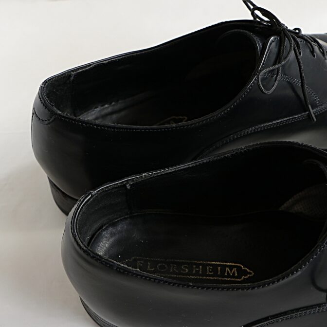 フローシャイム レザーシューズ キャップトゥ 古着