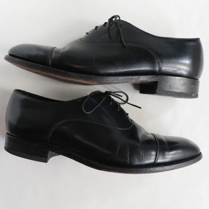 フローシャイム レザーシューズ キャップトゥ 古着