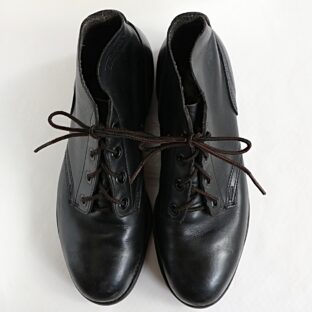 80s US NAVY セーフティ ミリタリー スチールトゥ チャッカブーツ 黒 9R used