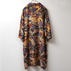 90s 総柄 レーヨン シャツ 古着