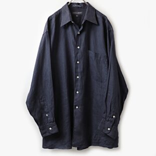 古着 VALERIE STEVENS 長袖 ベロアシャツ レディースM相当