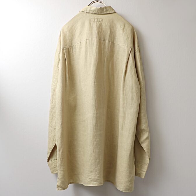 ロバートストック シャツ リネン 無地
