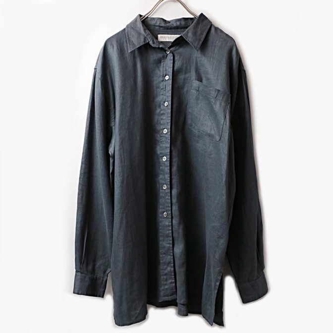 90-00s リネンシャツ レディース 古着