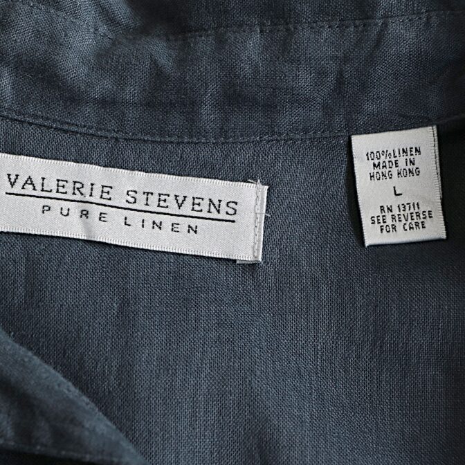 90-00s リネンシャツ レディース 古着
