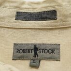 ロバートストック シャツ リネン 無地