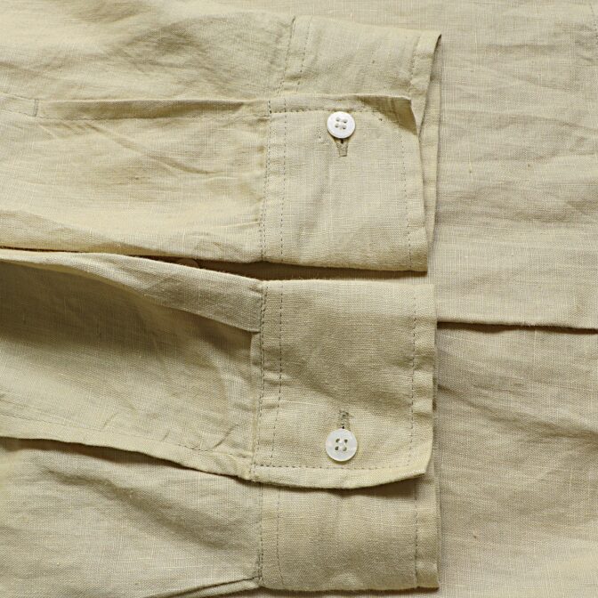 ロバートストック シャツ リネン 無地