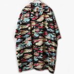 総柄 アロハシャツ 古着 車