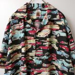 総柄 アロハシャツ 古着 車