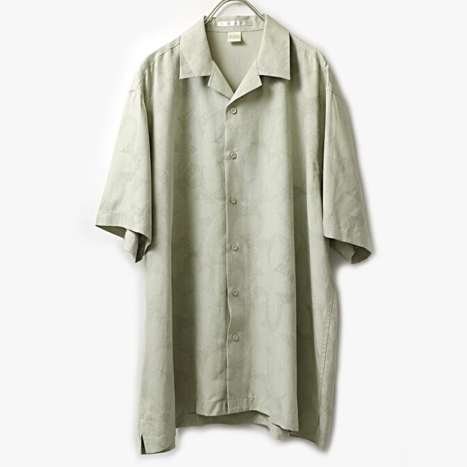 ペリーエリス シルク シャツ 半袖