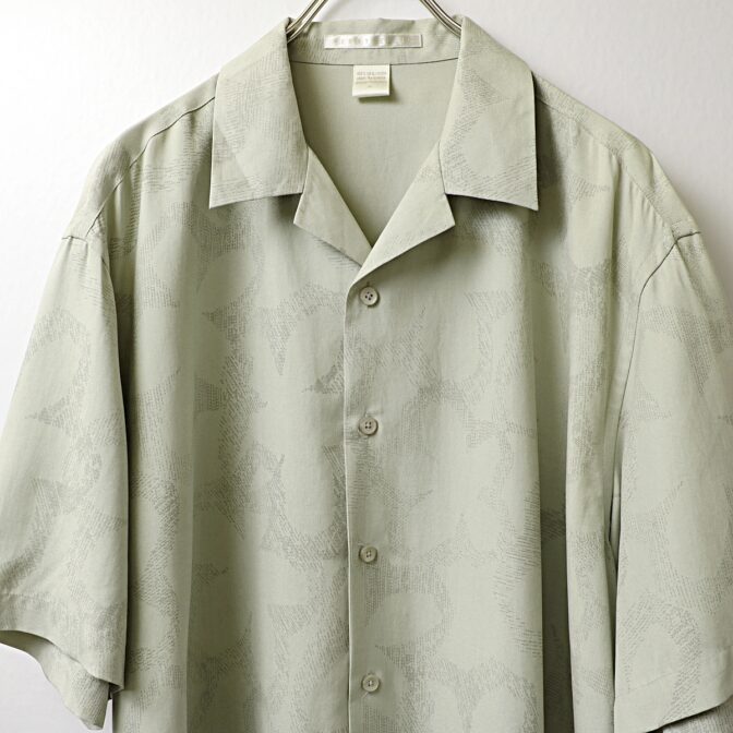 ペリーエリス シルク シャツ 半袖