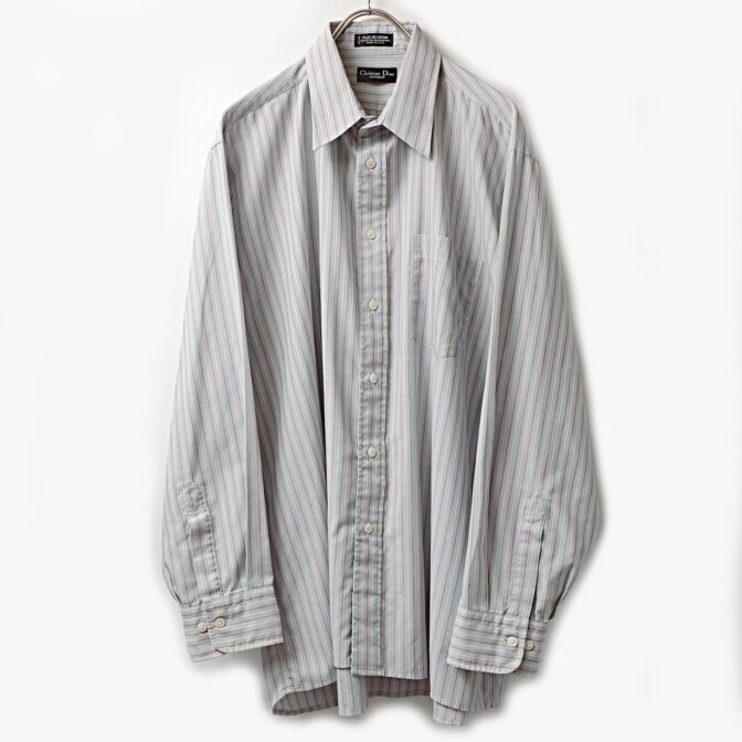 90s クリスチャンディオール シャツ ストライプ