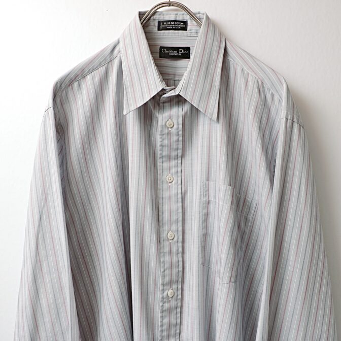 90s クリスチャンディオール シャツ ストライプ