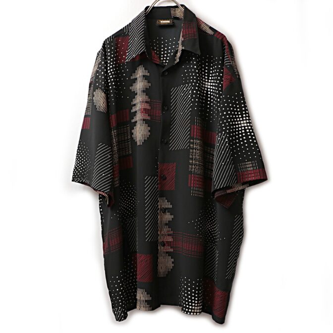 90s 柄 シャツ usa製 古着