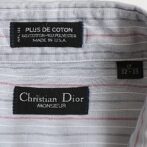 90s クリスチャンディオール シャツ ストライプ