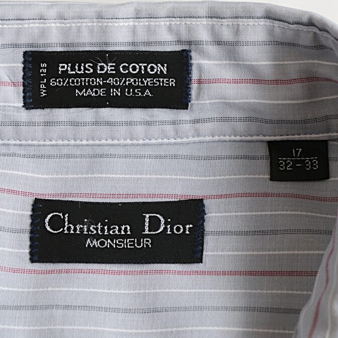 90s クリスチャンディオール シャツ ストライプ