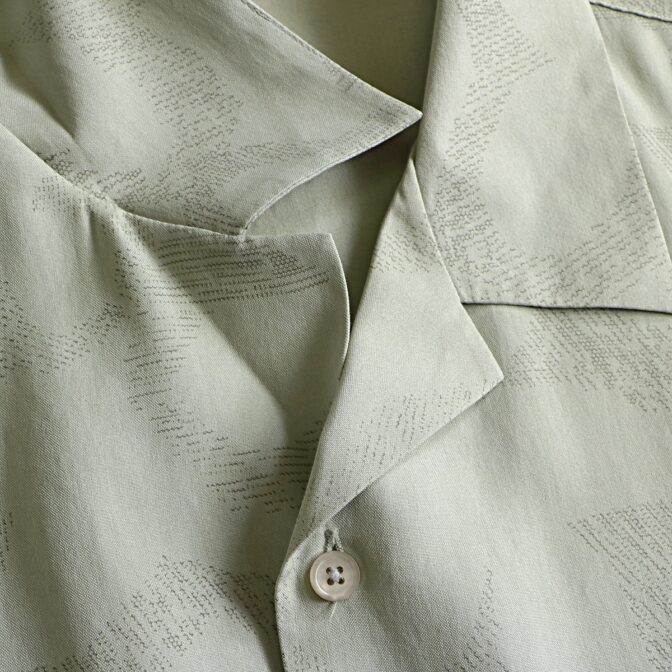 ペリーエリス シルク シャツ 半袖