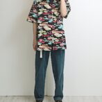 総柄 アロハシャツ 古着 車