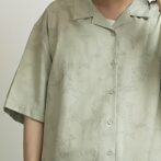 ペリーエリス シルク シャツ 半袖