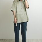 ペリーエリス シルク シャツ 半袖