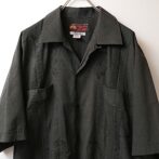 80s キューバシャツ 黒 古着