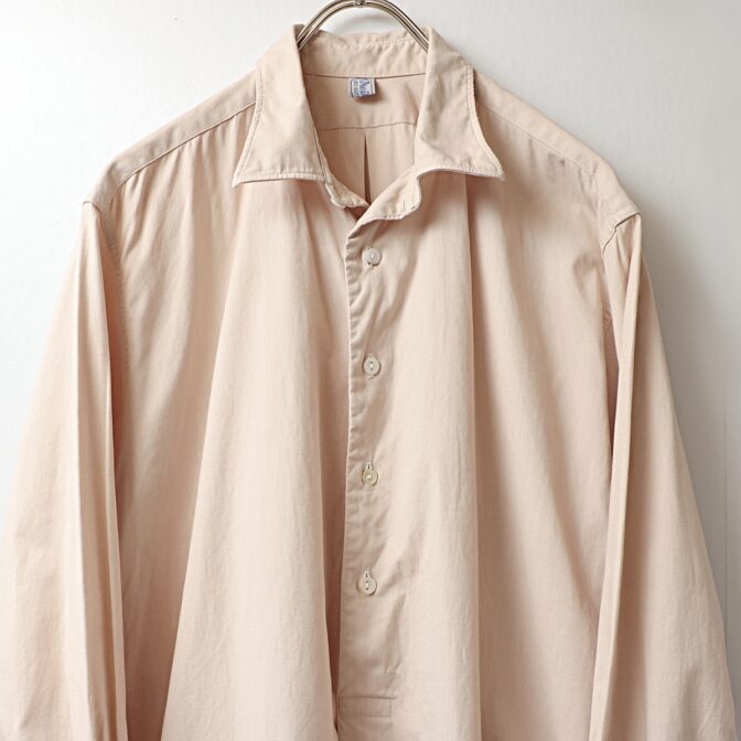 50s 60s ユーロ グランパシャツ 古着