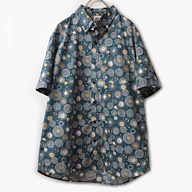 ケニントン 柄 シャツ 半袖