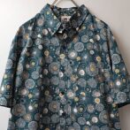 ケニントン 柄 シャツ 半袖