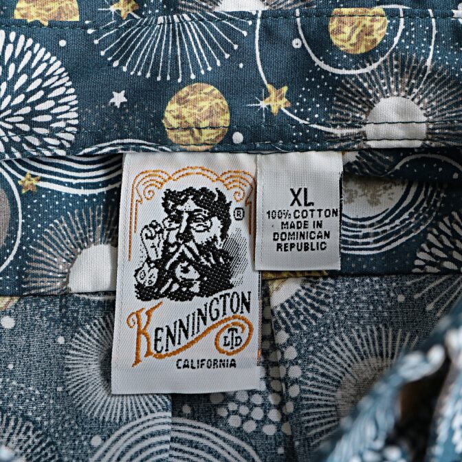 ケニントン 柄 シャツ 半袖