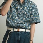 ケニントン 柄 シャツ 半袖
