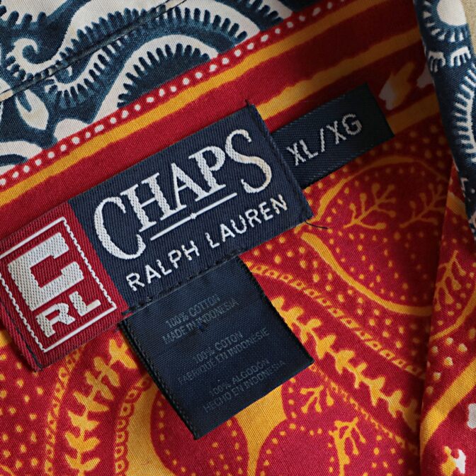 ラルフローレン チャップス アロハシャツ