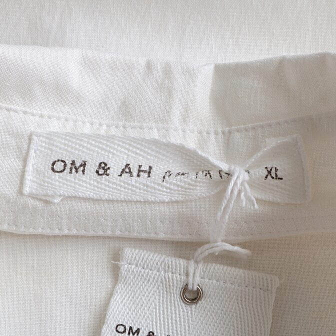 ヘンプ オーガーニックコットン 白 シャツ