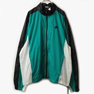 90s NIKE ナイキ マルチカラー ナイロン ジップアップ ジャケット 古着 