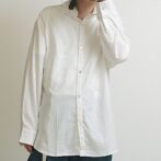 ヘンプ オーガーニックコットン 白 シャツ