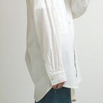 ヘンプ オーガーニックコットン 白 シャツ