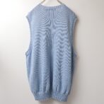 ポロラルフローレン ニット ベスト 古着 水色
