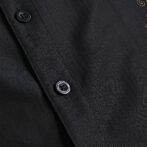 レーヨン ポリ シャツ ビッグシルエット 古着 黒