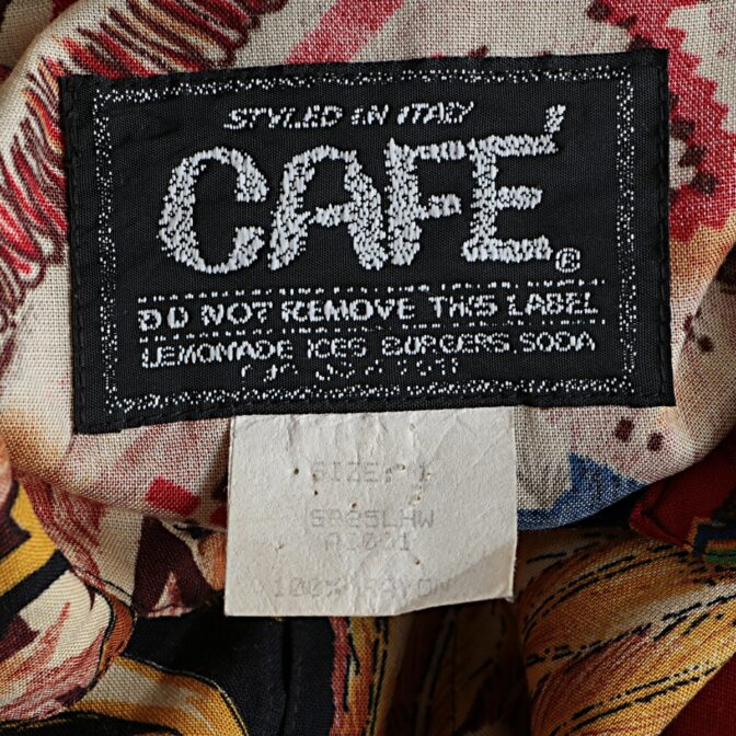 80s 90s 柄 インディアン レーヨン シャツ