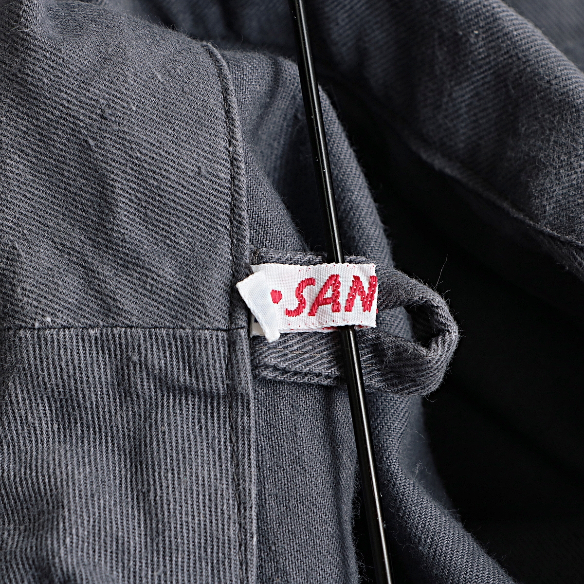 60s~ SANFOR コットンツイル チェンジボタン ユーロ ワークコート 古着 used – khaki select clothing