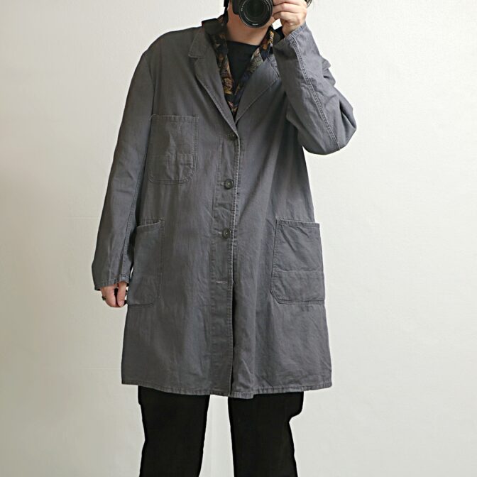 ユーロ ワーク ショップコート 古着