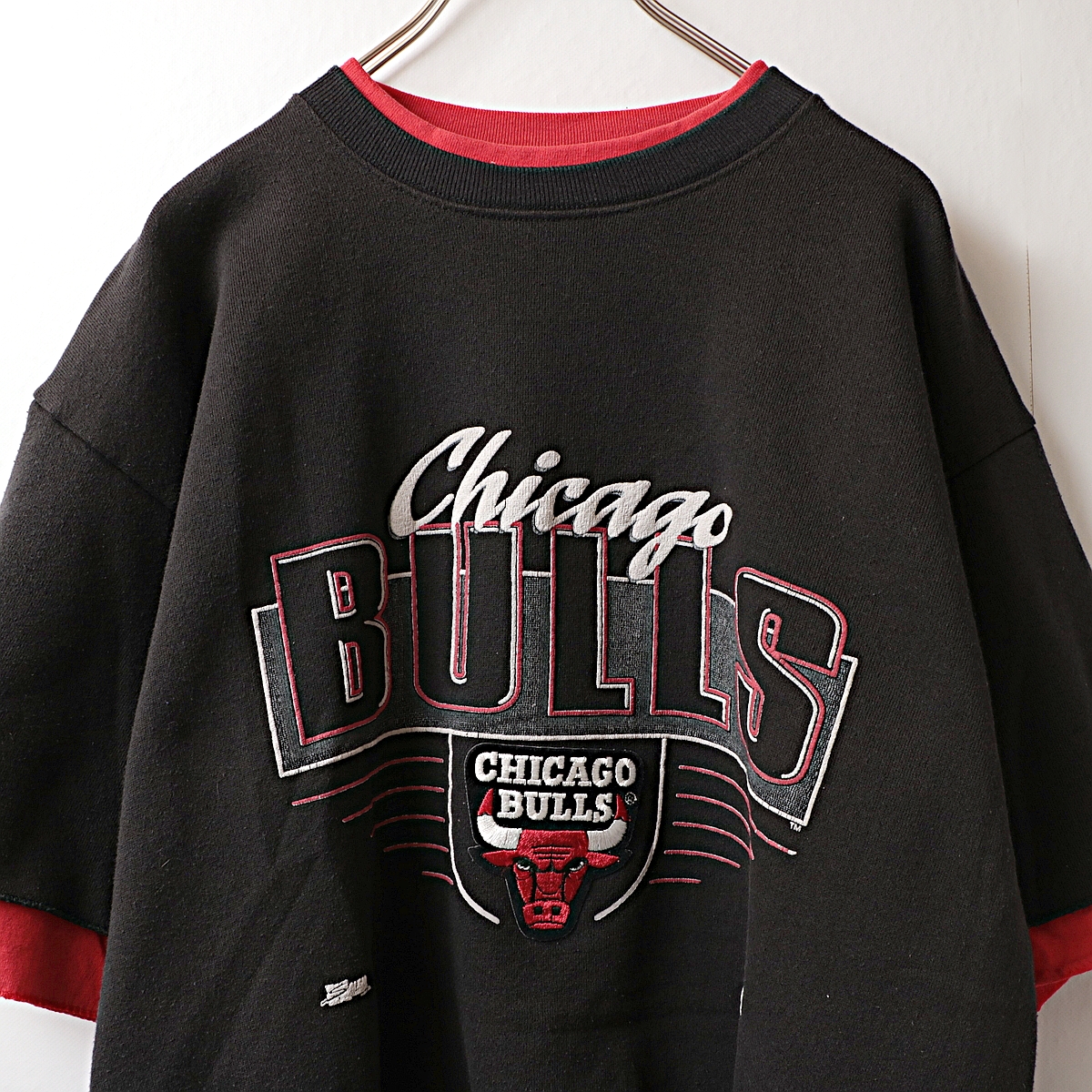 90s CHICAGO BULLS ブルズ NBA 半袖 スウェット