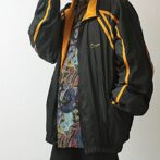 90s ナイキ ナイロン ジャケット 黒 黄