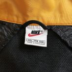 90s ナイキ ナイロン ジャケット 黒 黄